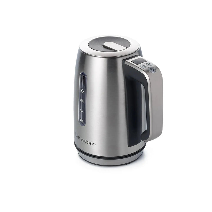 Bouilloire électrique en acier inoxydable.