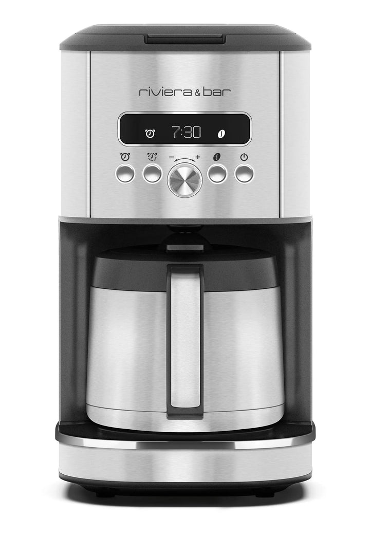 Cafetière Riviera & Bar en acier inoxydable.