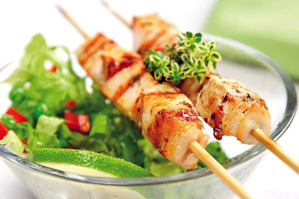 Brochettes-de-poulet-au-citron-et-au-miel riviera&bar