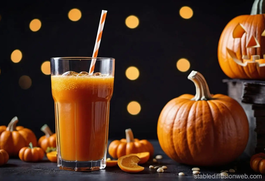 Jus-de-potiron-et-carotte-d-Halloween... riviera&bar