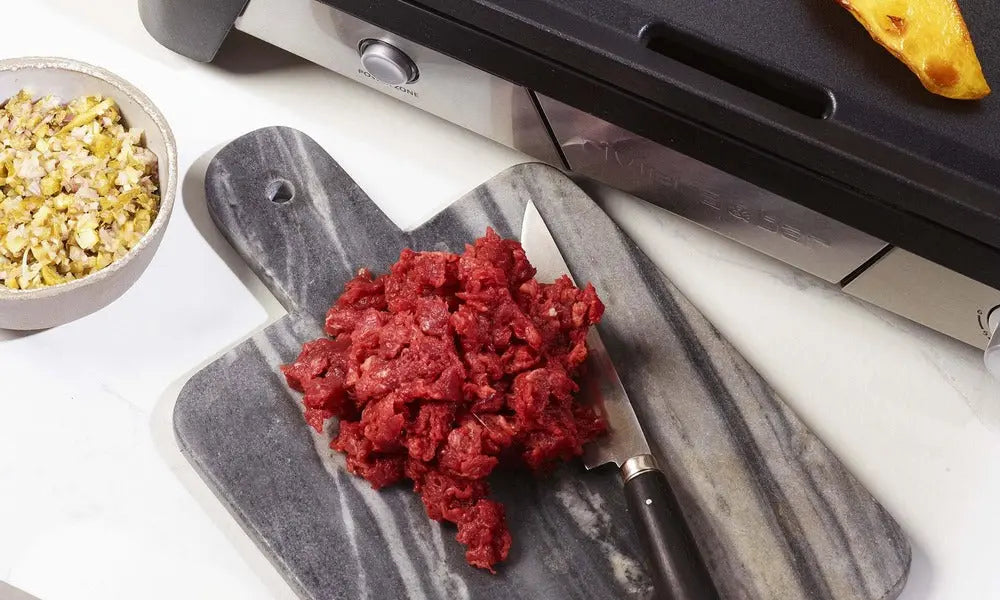 Tartare de bœuf façon César