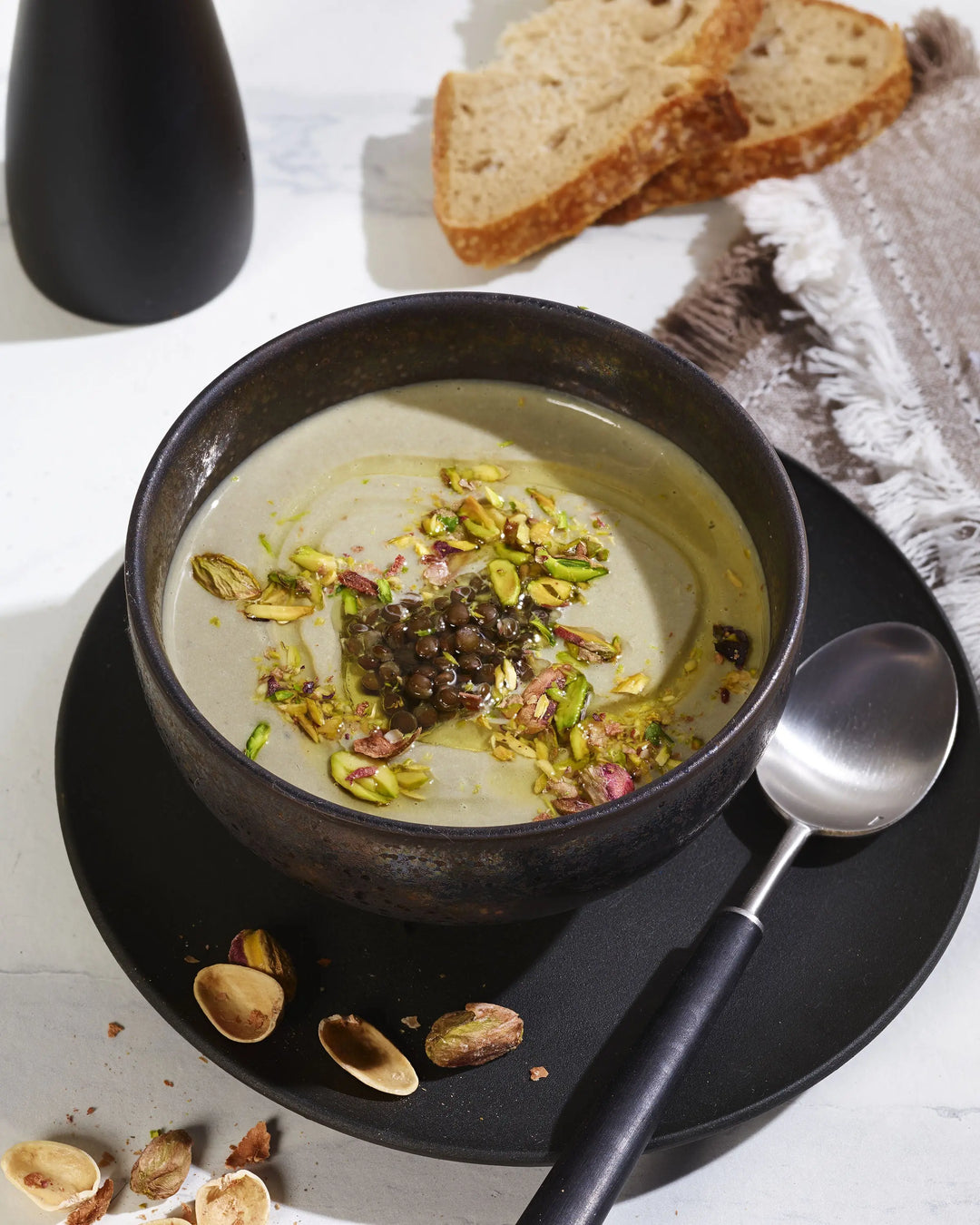 Velouté de lentilles Beluga