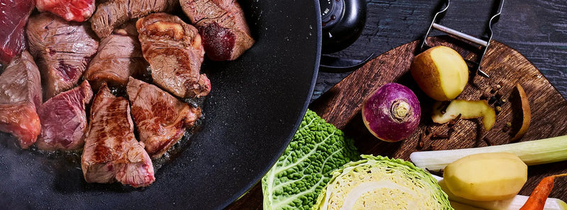 woks avec viande rouge et legumes