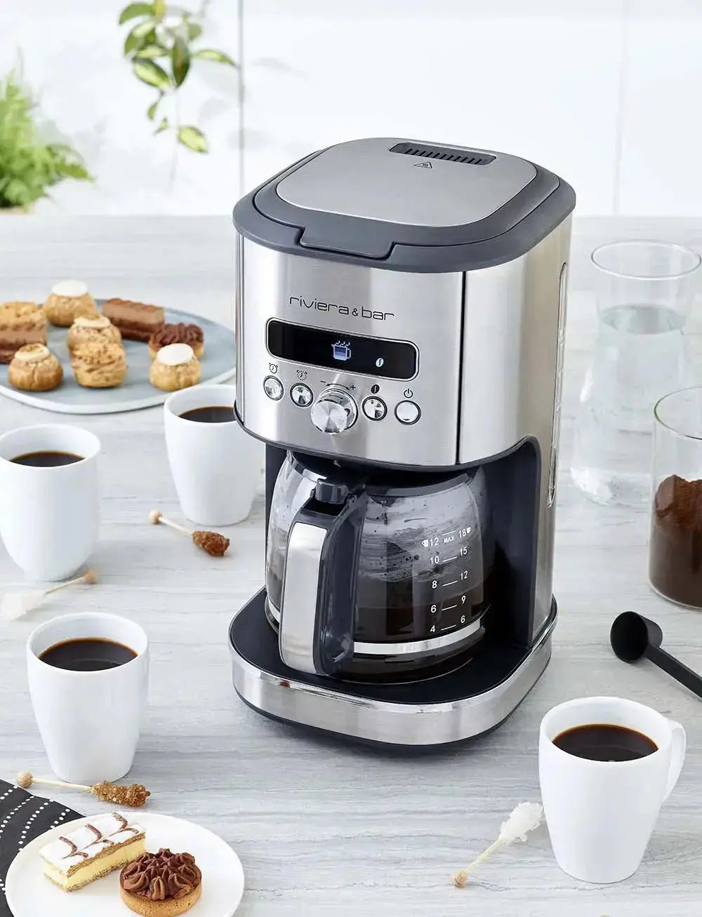 Cafetière filtre programmable inox 1,8 litre BCF570