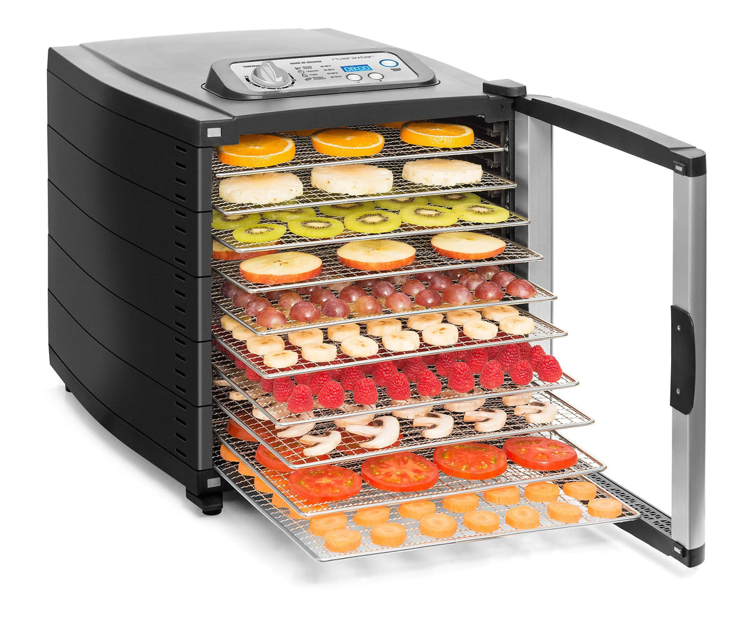 QDH710_10 plateaux inox de 28,5 x 36,5 cm