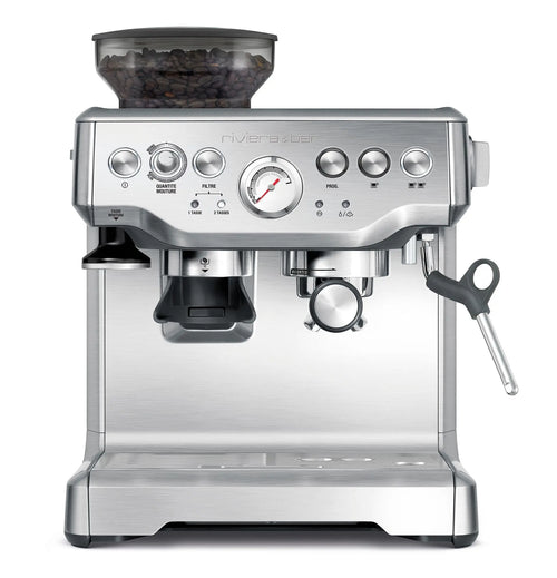 Machine à café Riviera & Bar argentée.
