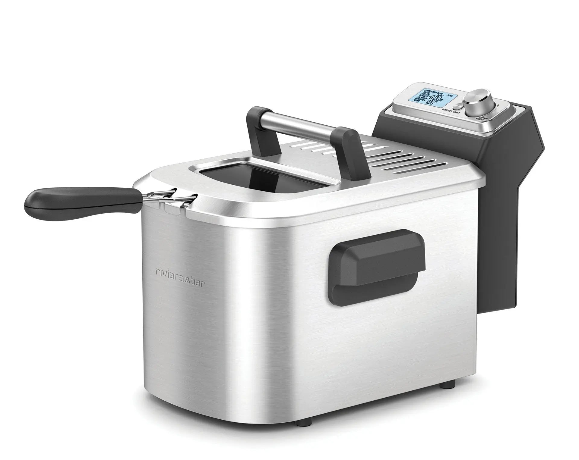 Friteuse en acier inoxydable.
