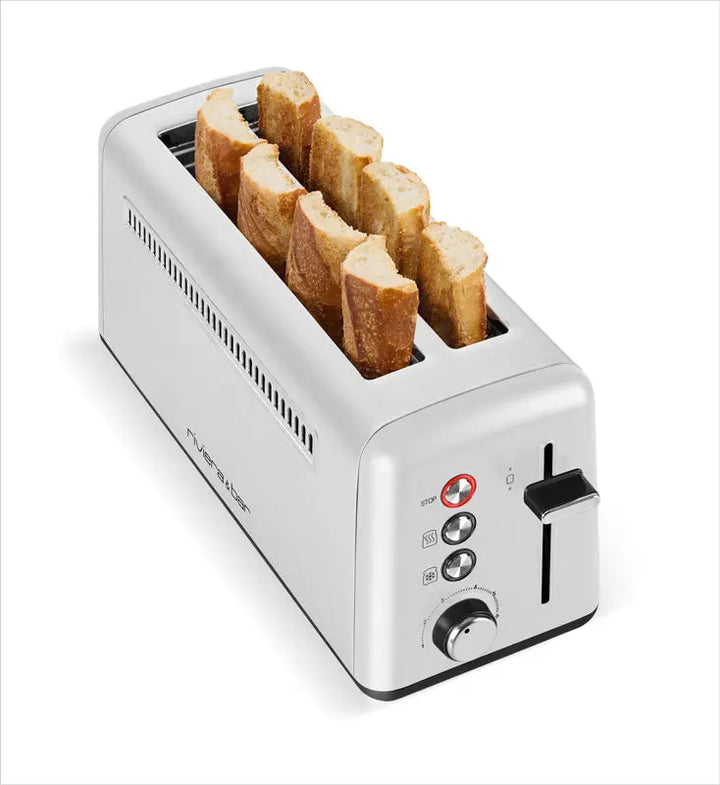 Grille-pain inox 2 fentes extralongues  riviera&bar