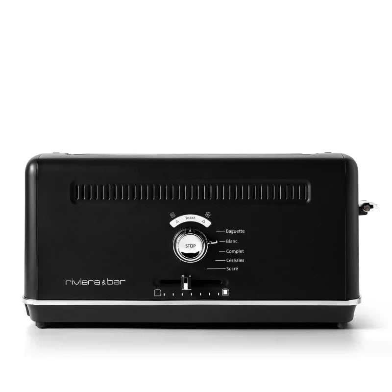 Grille-pain Expert fente extra-longue - Noir