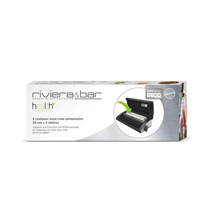 Pack de 2 rouleaux de mise sous vide  riviera&bar