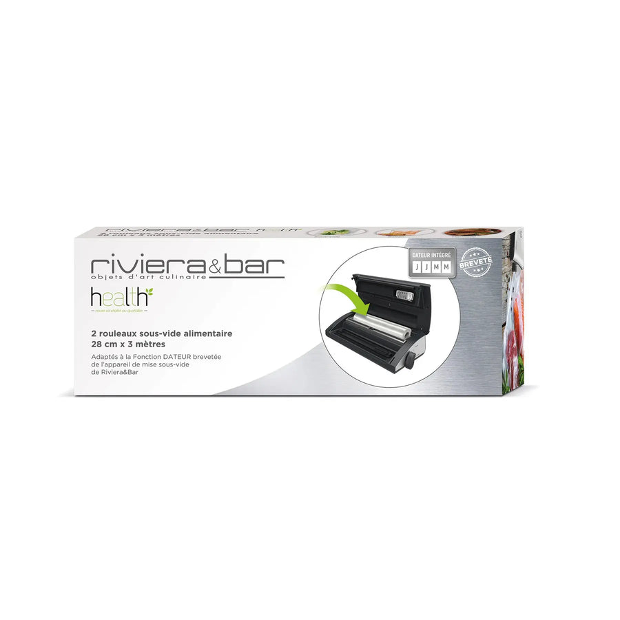 Pack de 2 rouleaux de mise sous vide  riviera&bar