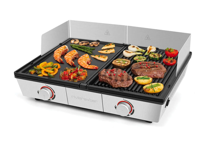 QPL800_2 zones de chauffe réglables séparément pour une cuisson simultanée de différents aliments