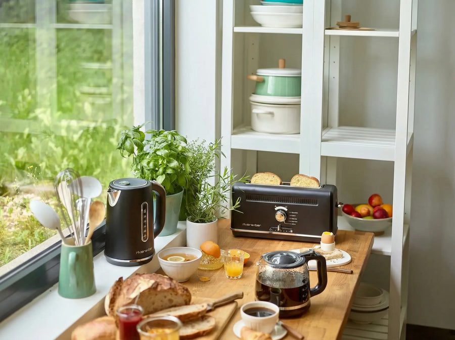 Set bouilloire grille-pain noir  riviera&bar